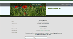Desktop Screenshot of andreamjimenezmd.com